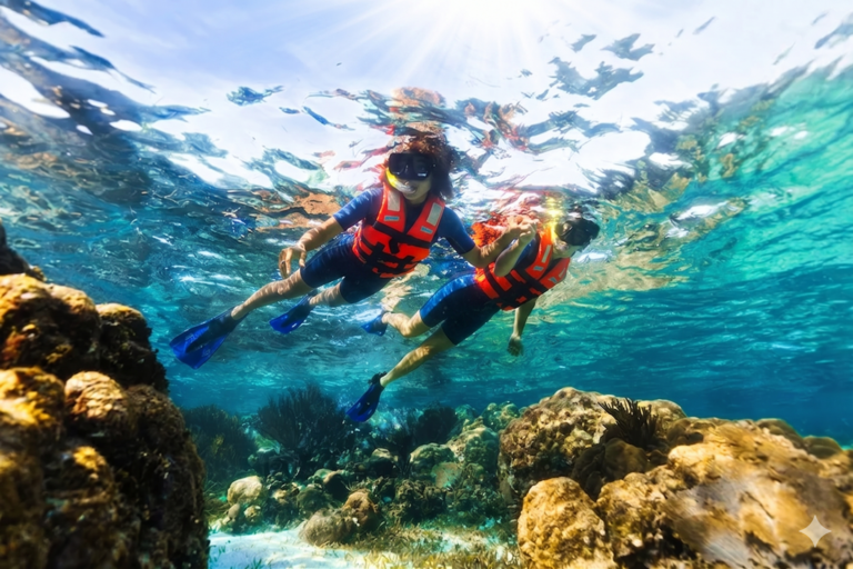 snorkeling volcanic reef tenerife