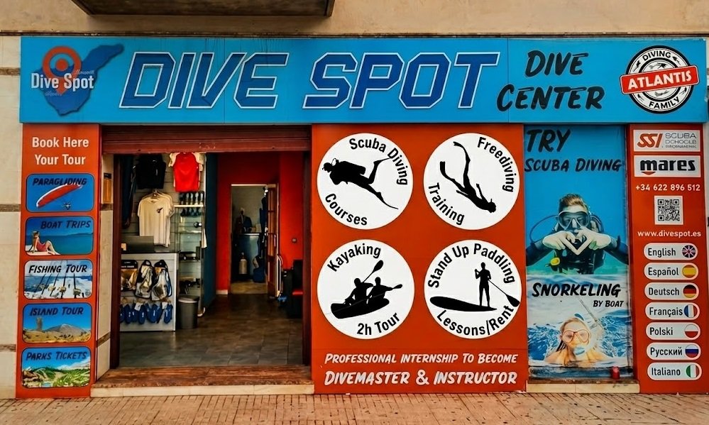 Our dive center in Las Galletas