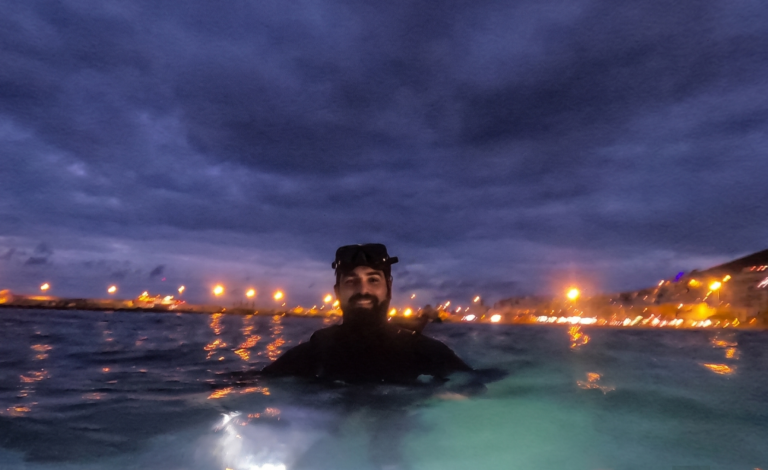 night diving tenerife